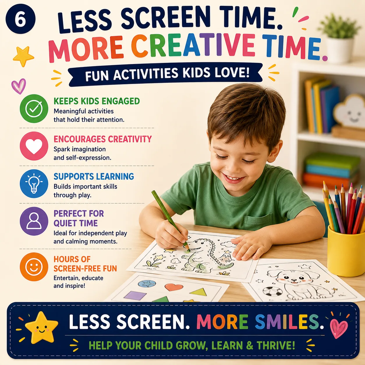 Kids Activity Bundle | Printable Worksheets, Coloring & Learning Activities — view 6 of 10